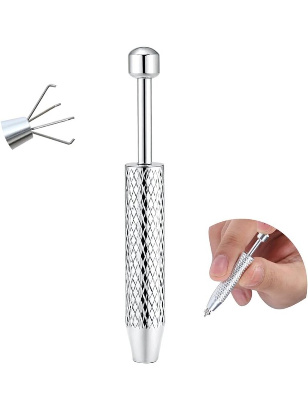 Jewelry Changing Tool, 14-20G Piercing Ball Grabber, Easy Use for Body Jewelry